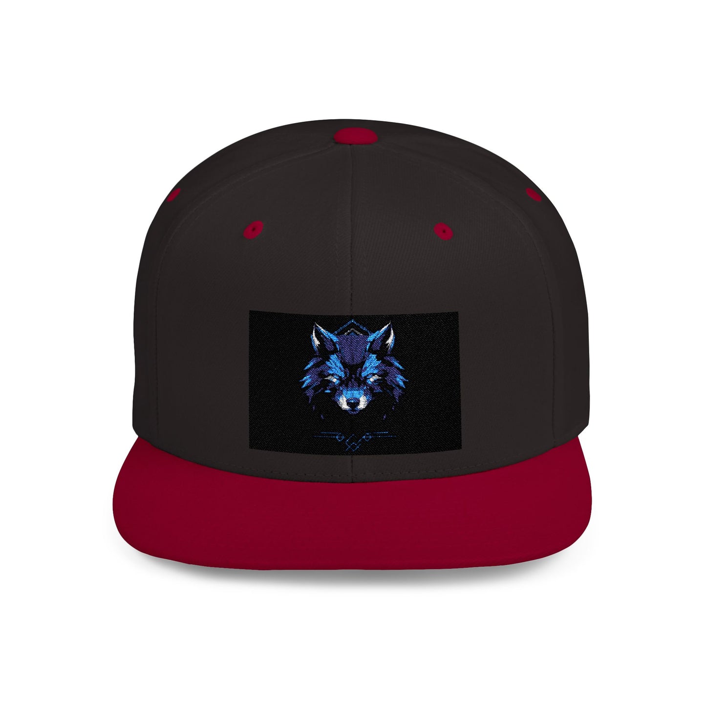 Blue Fox Snapback Cap - Stylish Outdoor Hat for Animal Lovers