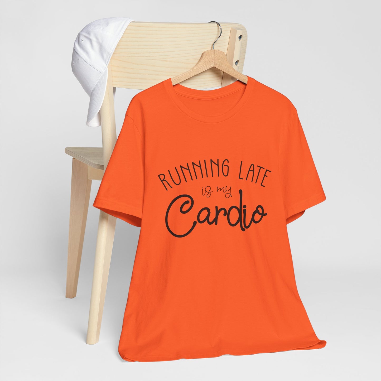 Men's T-Shirt - Running Late is my Cardio Tee