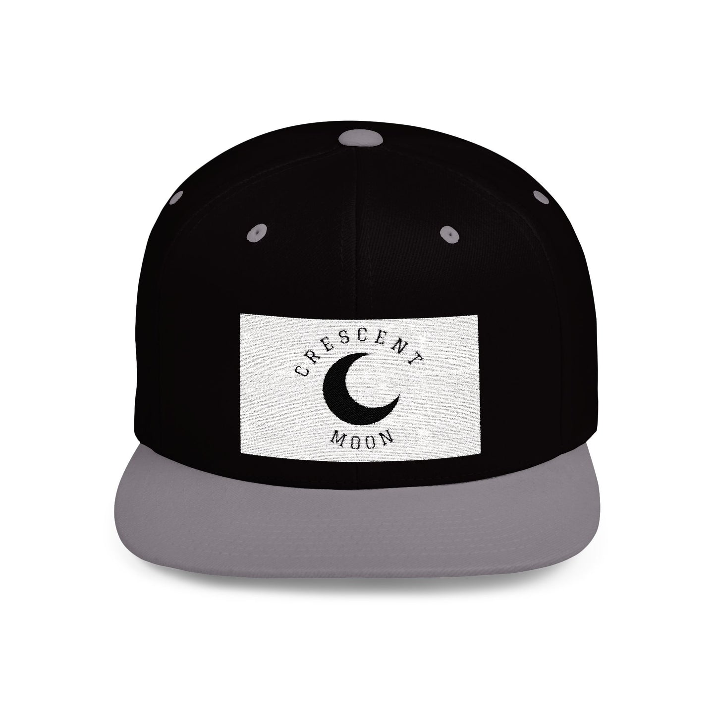 Crescent Moon Snapback Hat - Trendy Adjustable Cap for Casual Wear