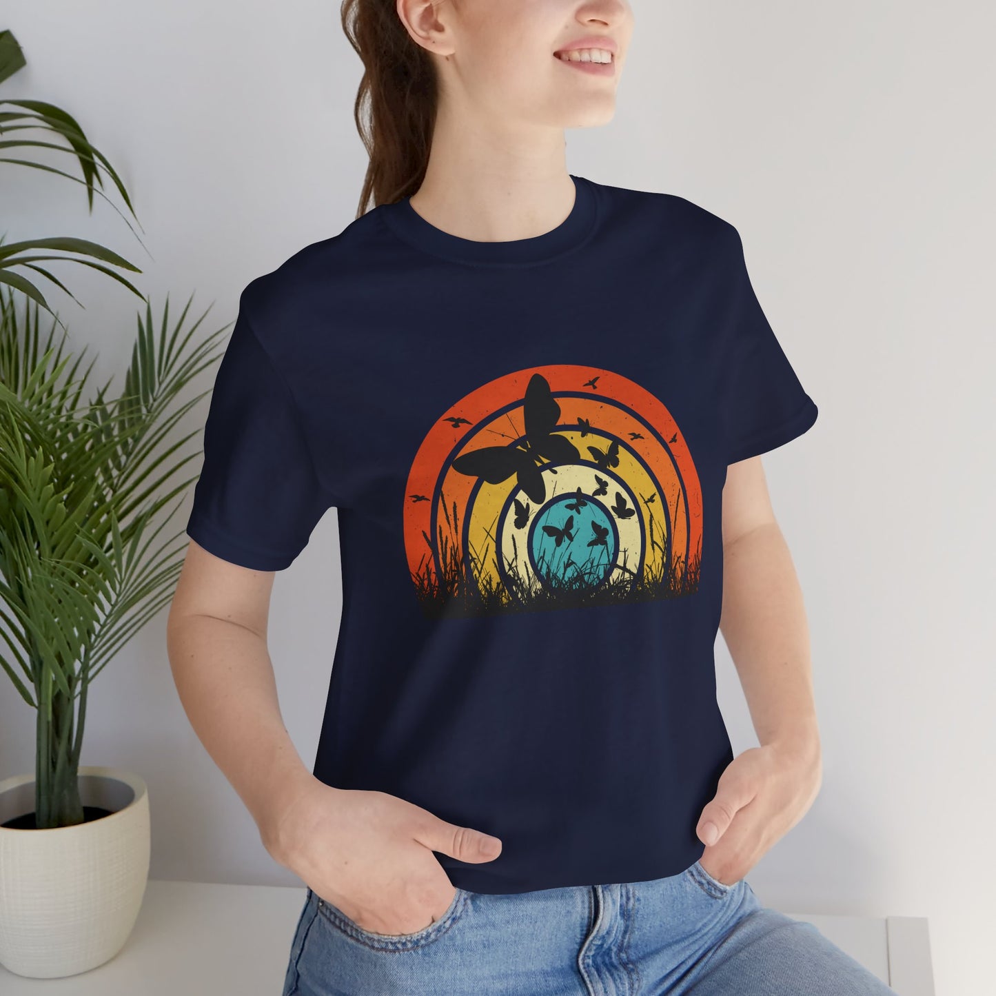 Vintage Retro Butterfly Women's T-shirt