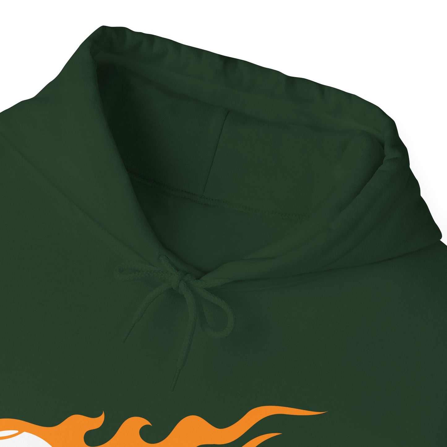 Fire Basketball Hoodie - Men's Varsity Hooded Sweatshirt