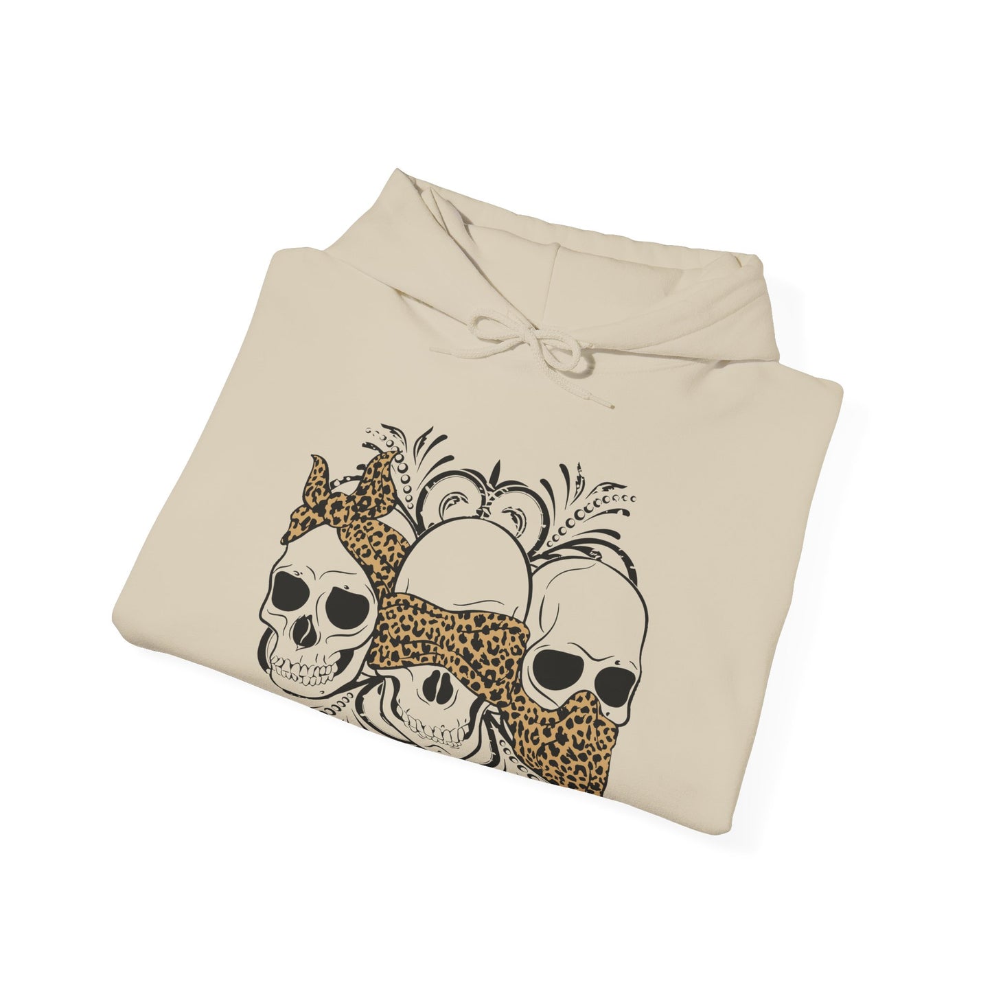 Three Skull Head - Men's Hoodie