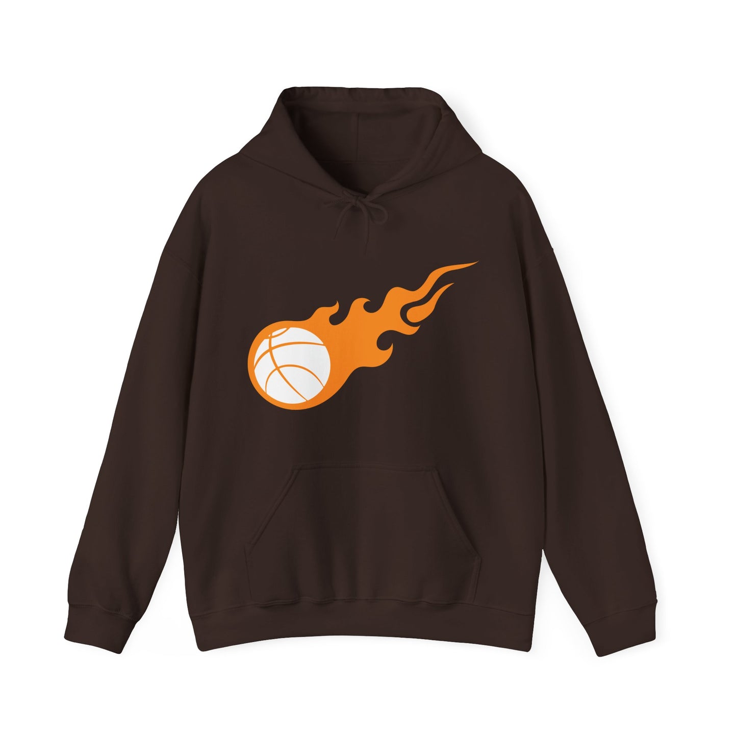 Fire Basketball Hoodie - Men's Varsity Hooded Sweatshirt