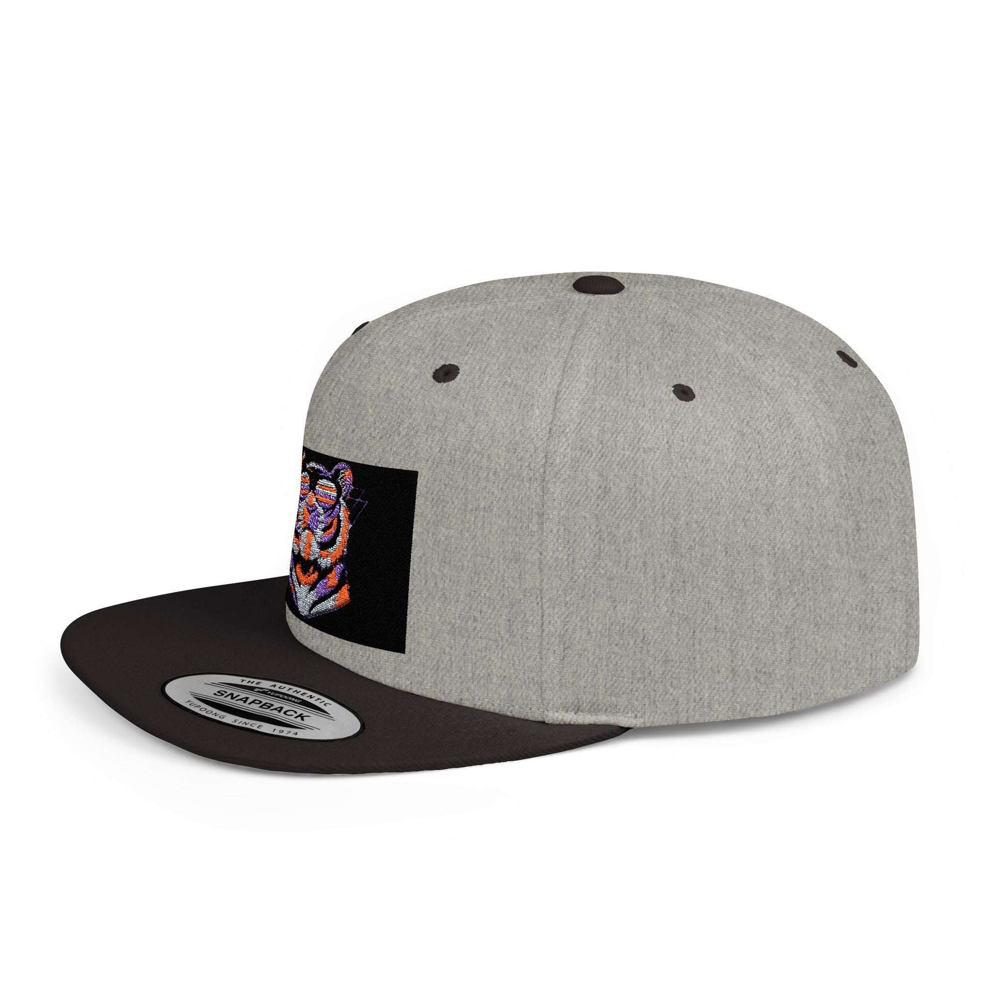 Vibrant Tiger Snapback Hat - Trendy Style for Animal Lovers