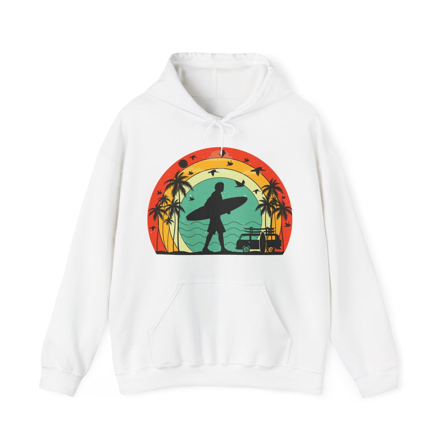 Retro Vintage Surfer Men's Hoodie