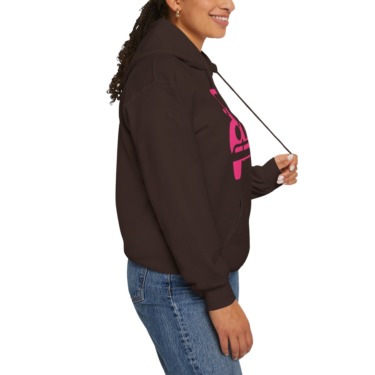 Pink Beetle Car Hoodie - Women's Hoodie