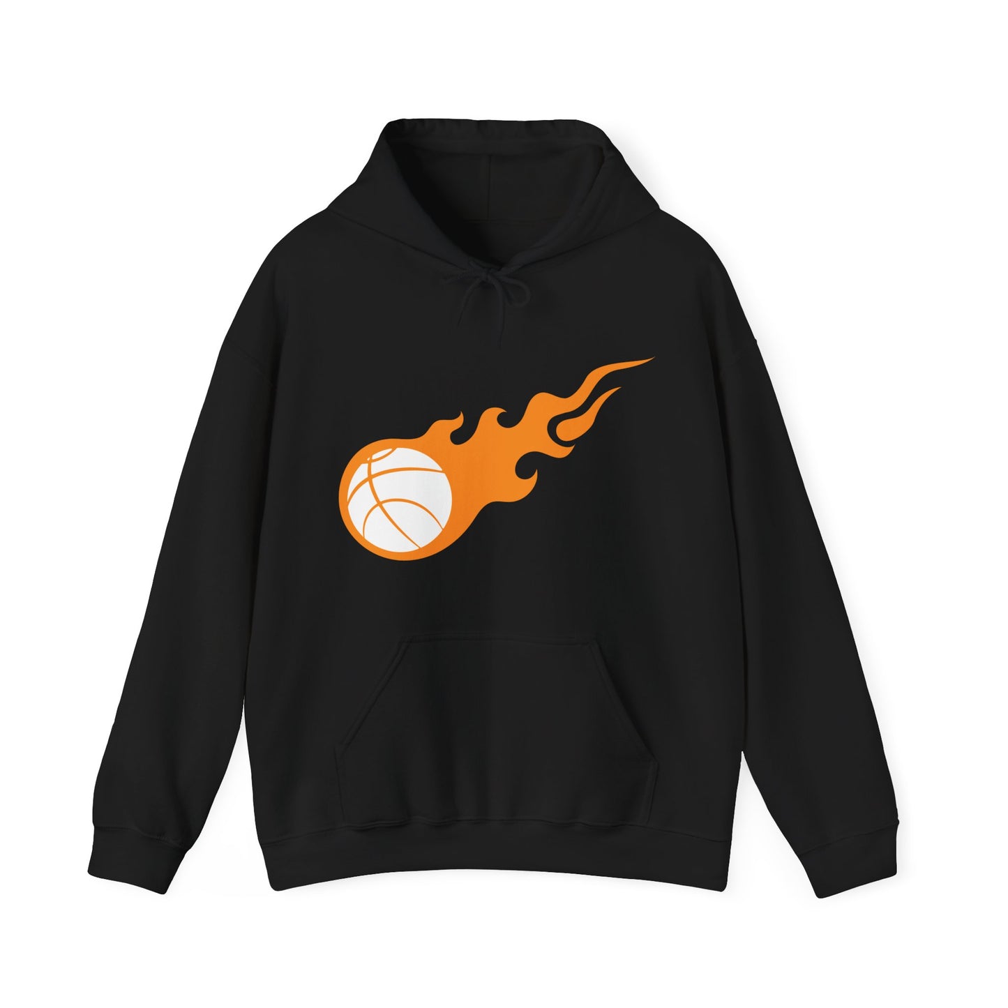 Fire Basketball Hoodie - Men's Varsity Hooded Sweatshirt