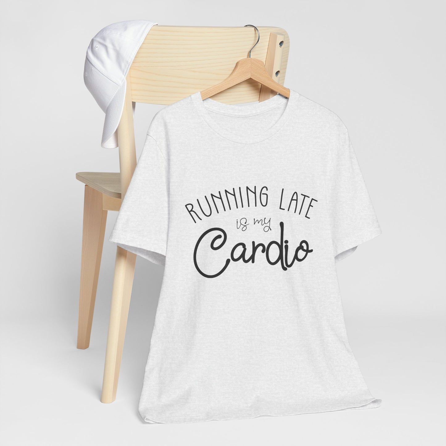Men's T-Shirt - Running Late is my Cardio Tee