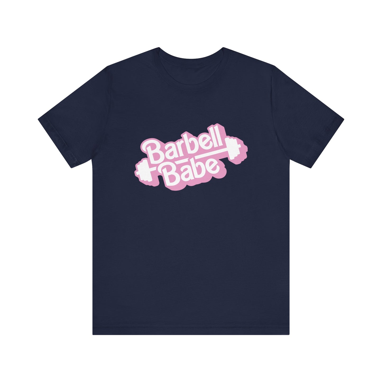 Women's Barbell Babe Tee - Girly and Cute Design
