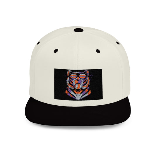 Vibrant Tiger Snapback Hat - Trendy Style for Animal Lovers