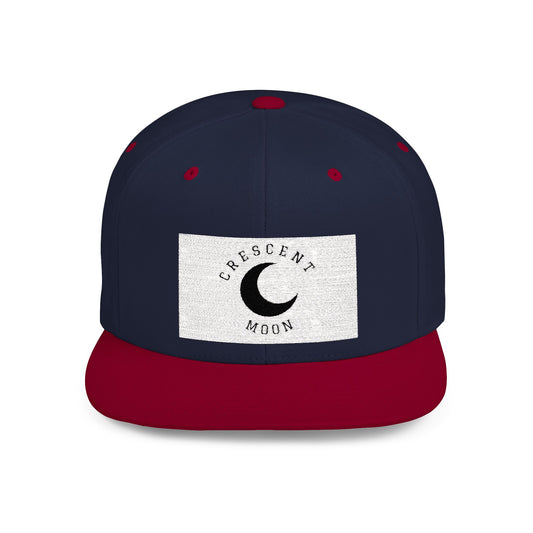 Crescent Moon Snapback Hat - Trendy Adjustable Cap for Casual Wear