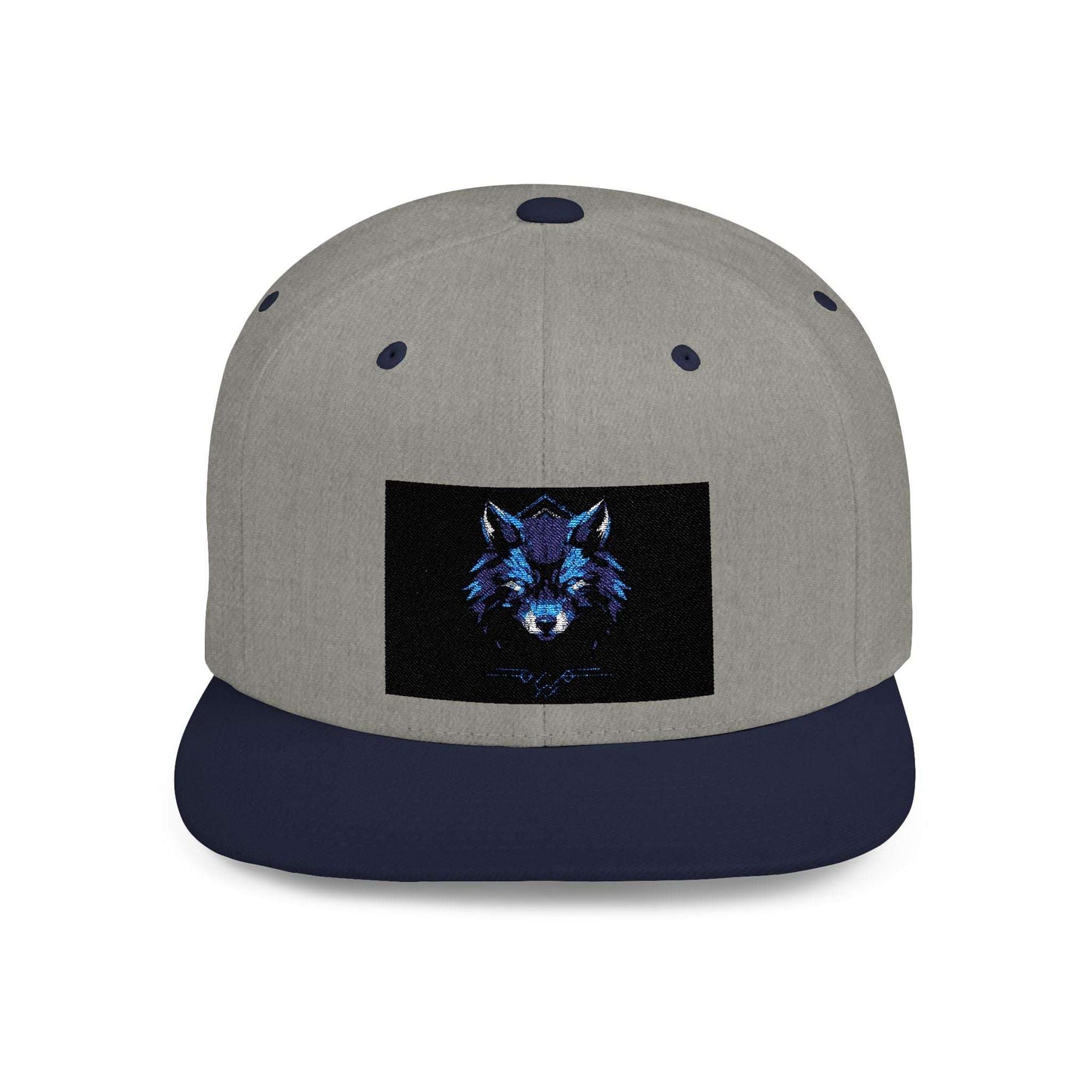 Blue Fox Snapback Cap - Stylish Outdoor Hat for Animal Lovers