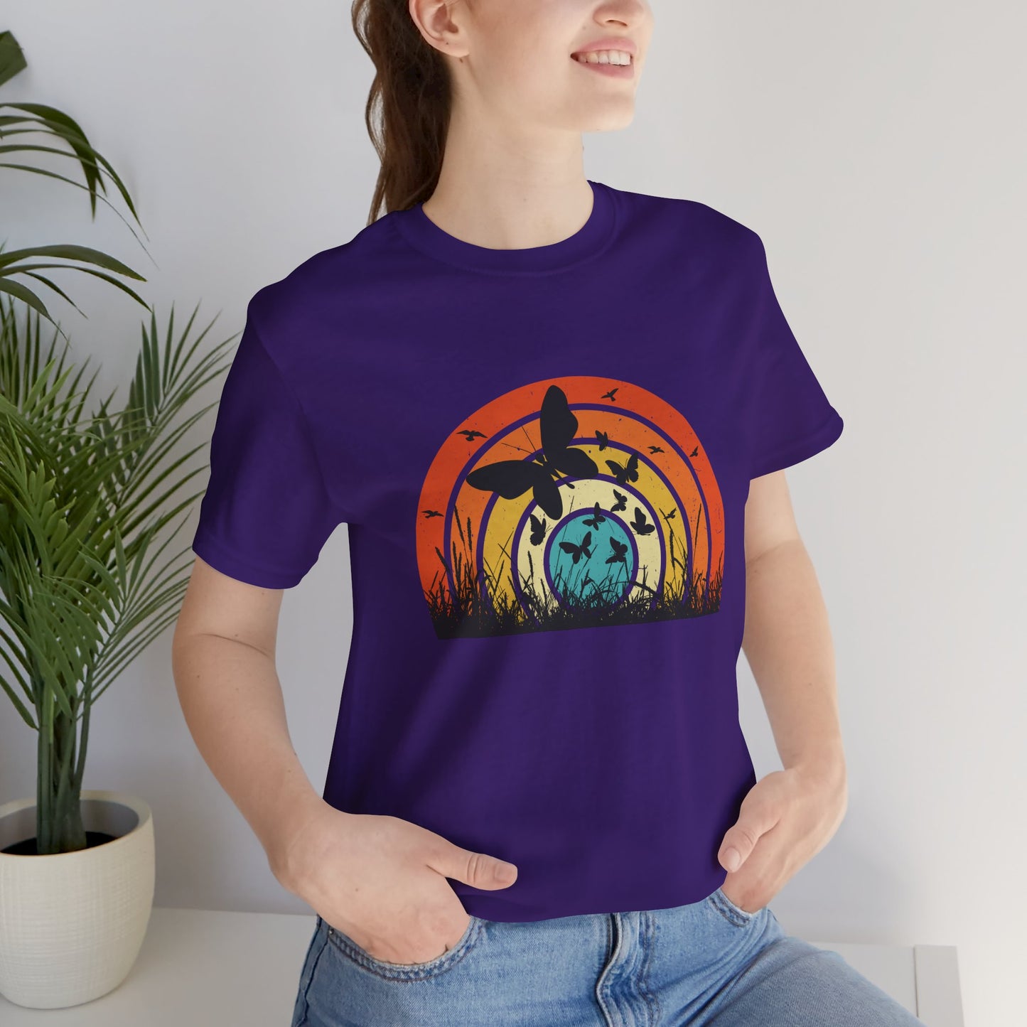 Vintage Retro Butterfly Women's T-shirt