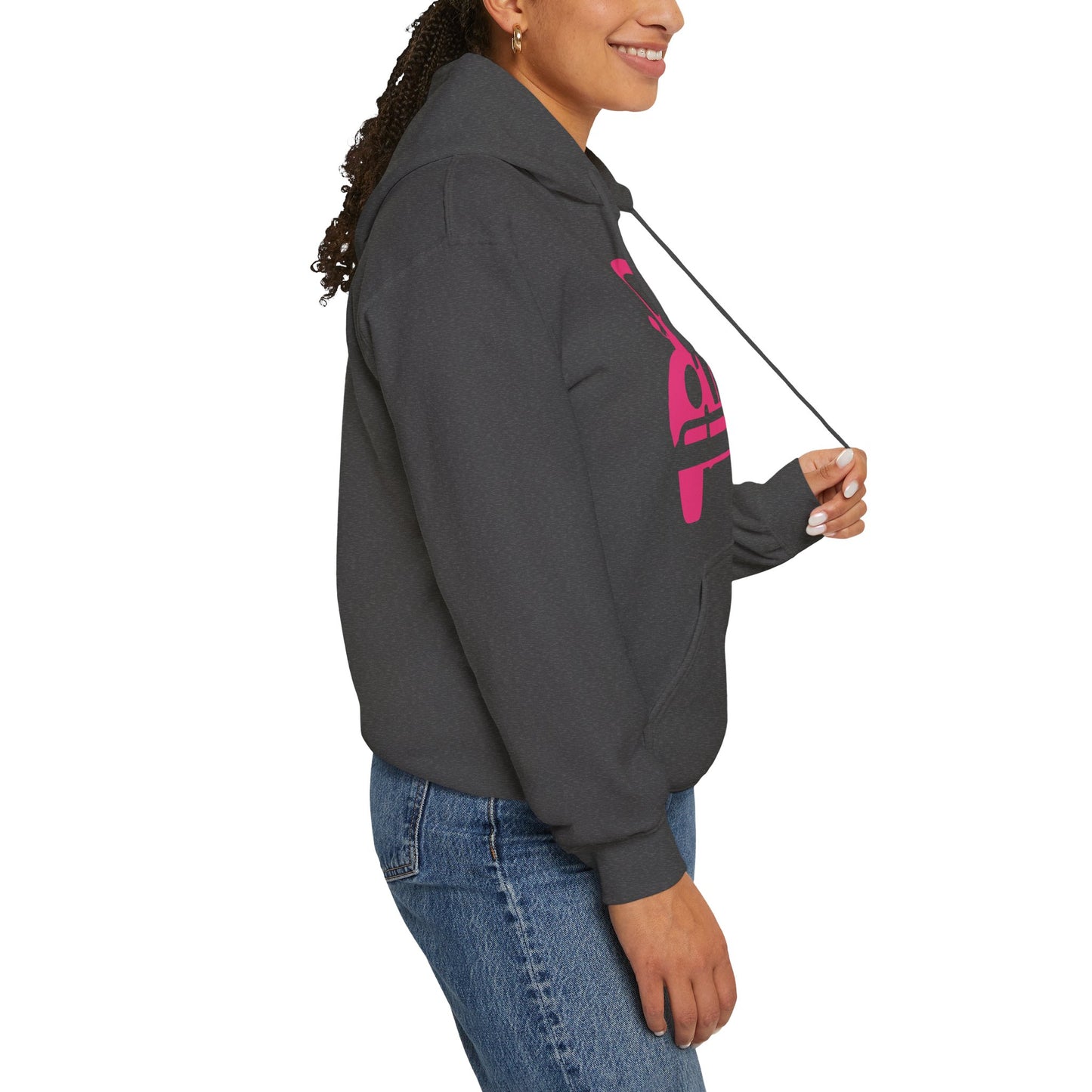 Pink Beetle Car Hoodie - Women's Hoodie