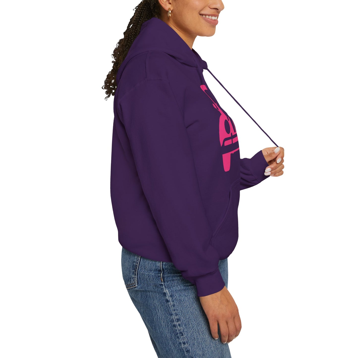 Pink Beetle Car Hoodie - Women's Hoodie