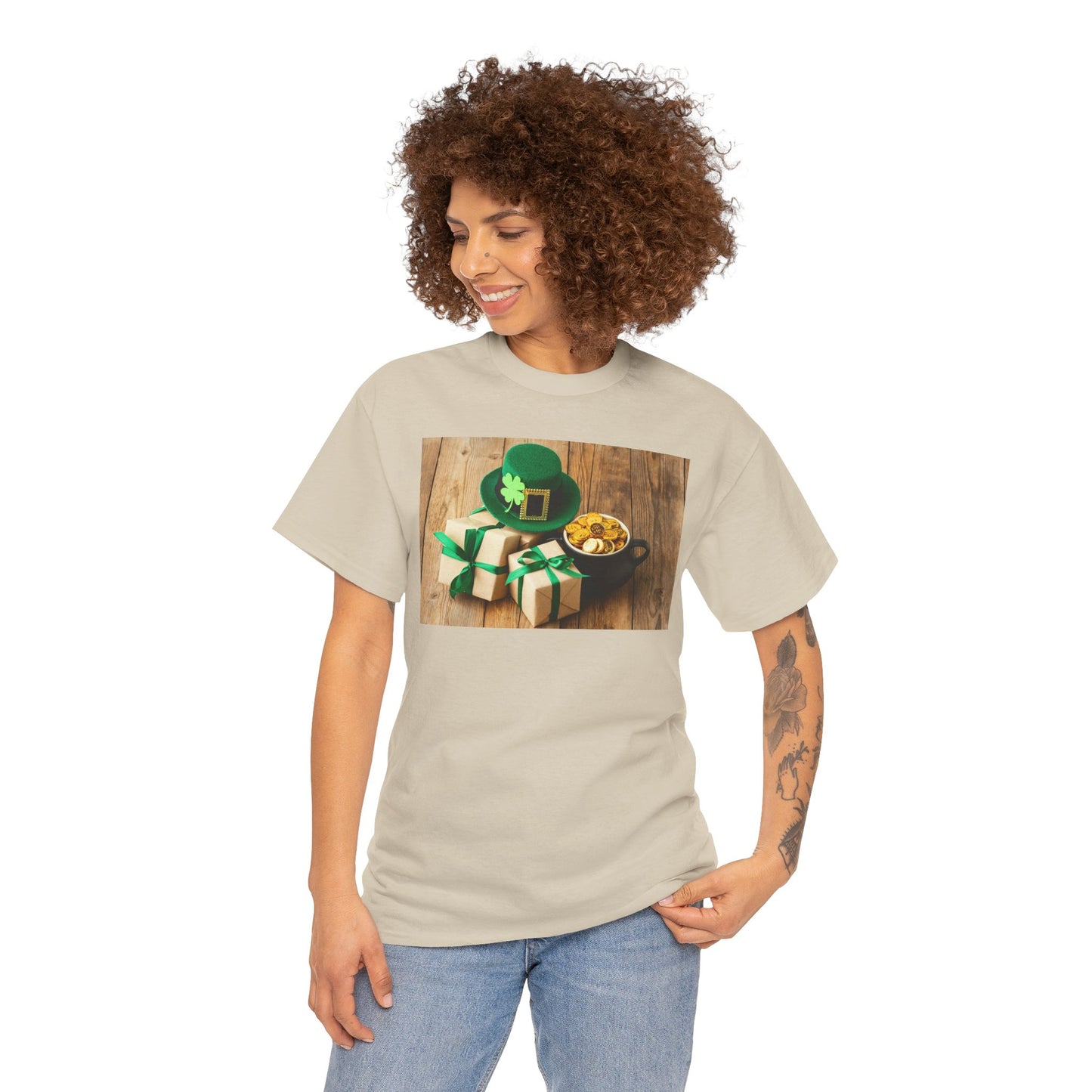 Unisex St. Patrick’s Day Gifts T-Shirt — Leprechaun Hat, Shamrock & Gold Pot Tee (Limited Edition)