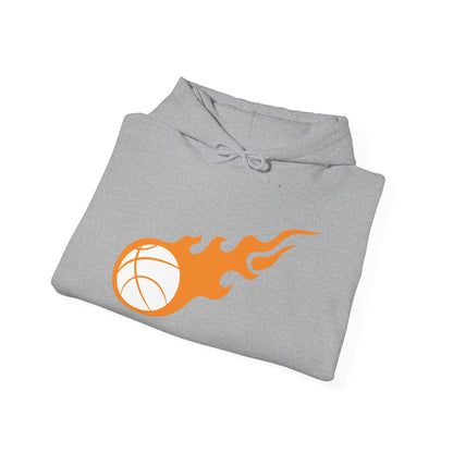 Fire Basketball Hoodie - Men's Varsity Hooded Sweatshirt