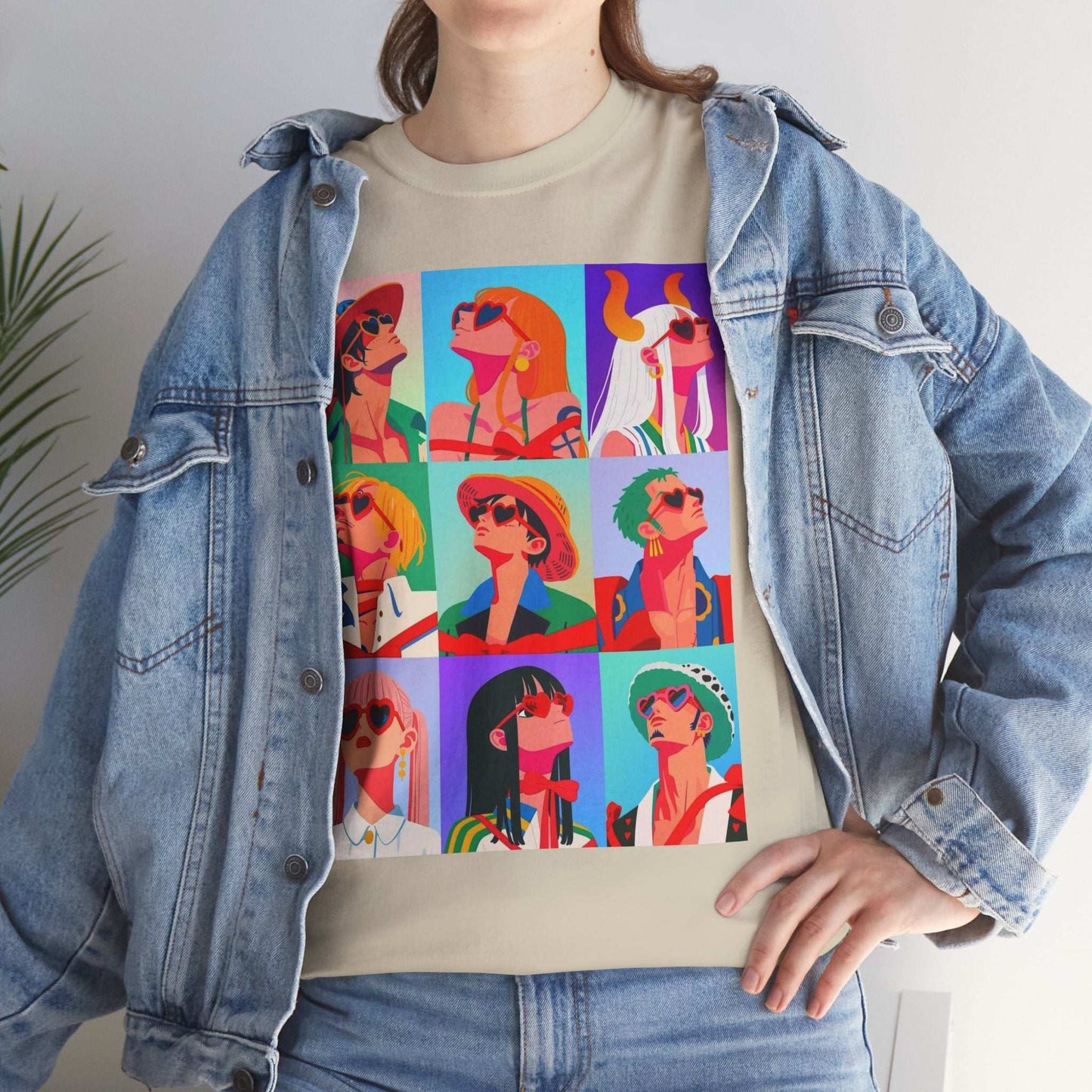 Retro One Piece Friends in Sunglasses Unisex Tee