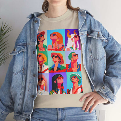 Retro One Piece Friends in Sunglasses Unisex Tee