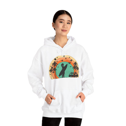 Vintage Retro Surfer Women's Hoodie