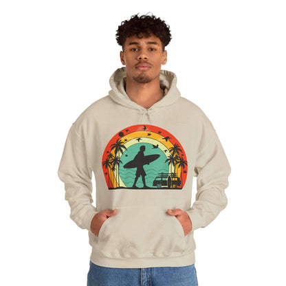 Retro Vintage Surfer Men's Hoodie