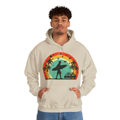 Retro Vintage Surfer Men's Hoodie