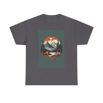 Moonlight Mountain Adventure Tee - Perfect Gift for Hikers