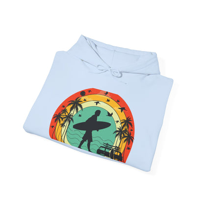 Retro Vintage Surfer Men's Hoodie