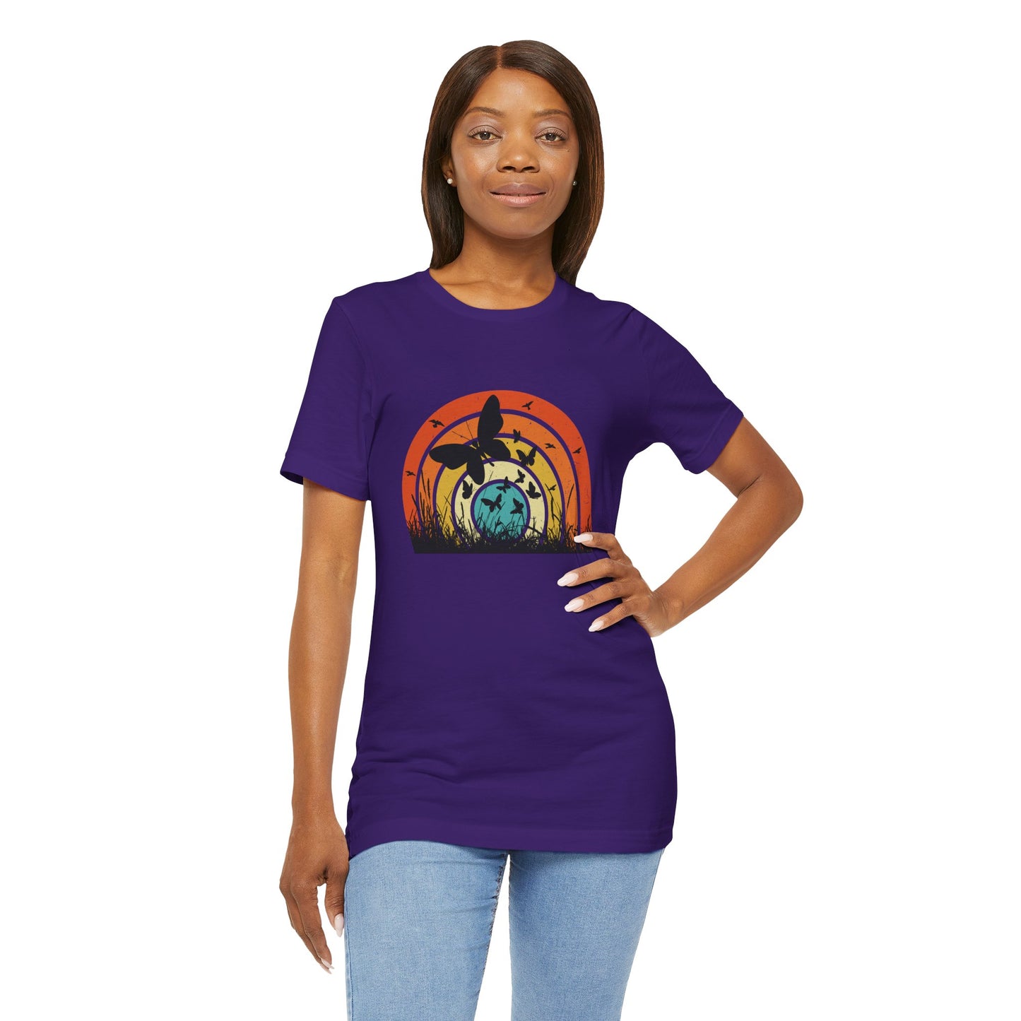 Vintage Retro Butterfly Women's T-shirt
