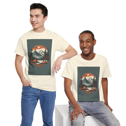 Moonlight Mountain Adventure Tee - Perfect Gift for Hikers