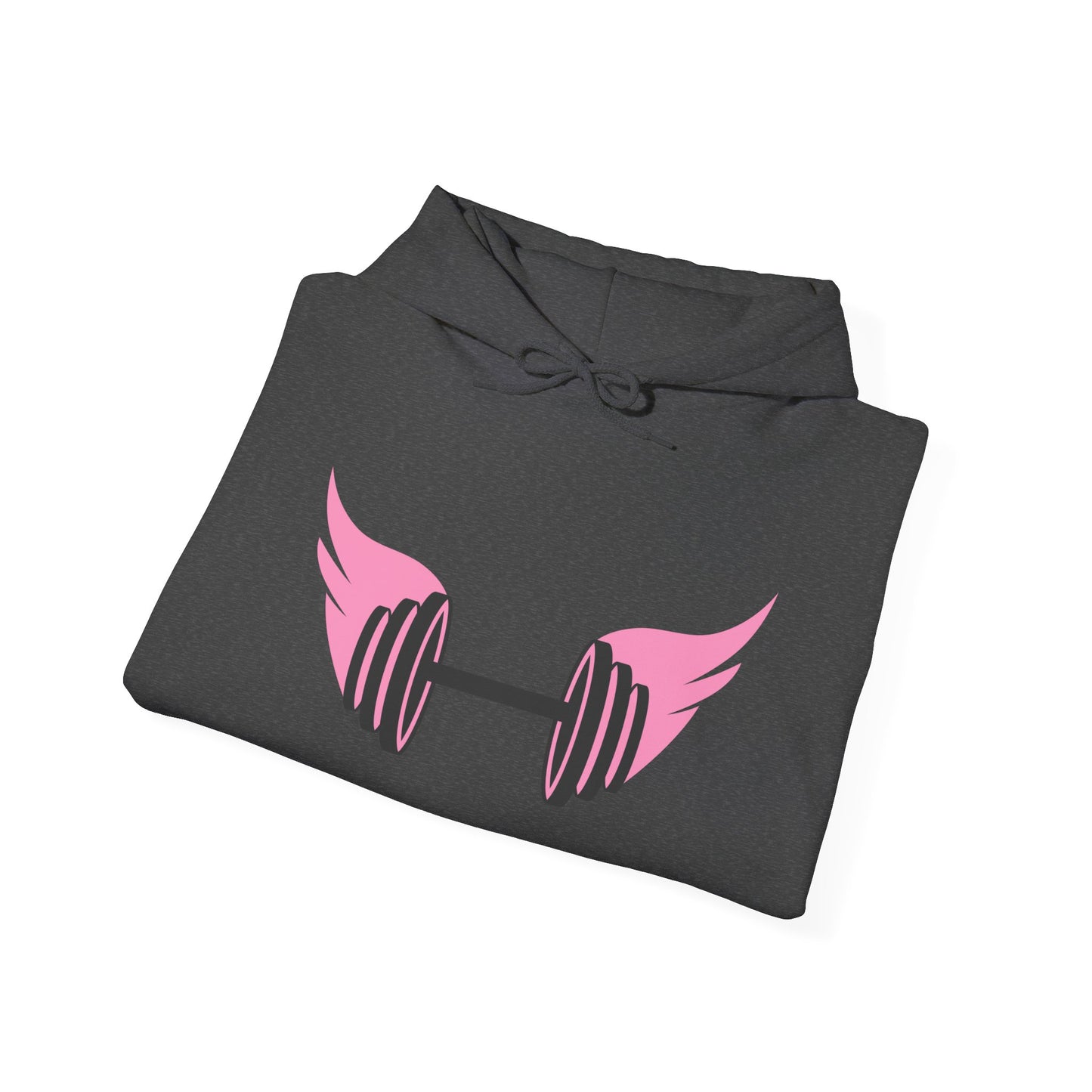 Women's Hoodie - Strong Barbell With Wings