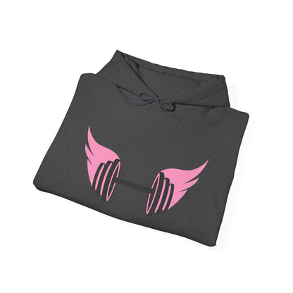 Women's Hoodie - Strong Barbell With Wings