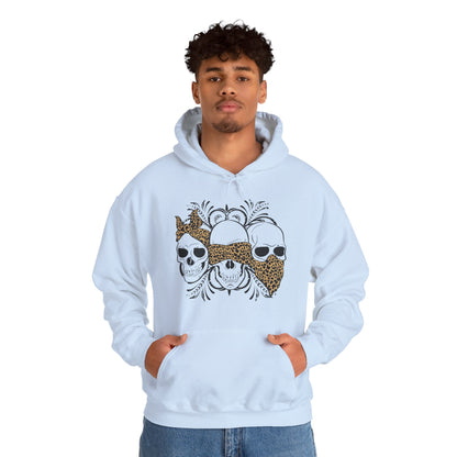 Three Skull Head - Men's Hoodie