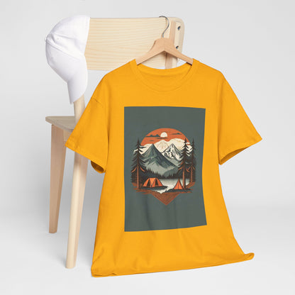 Moonlight Mountain Adventure Tee - Perfect Gift for Hikers