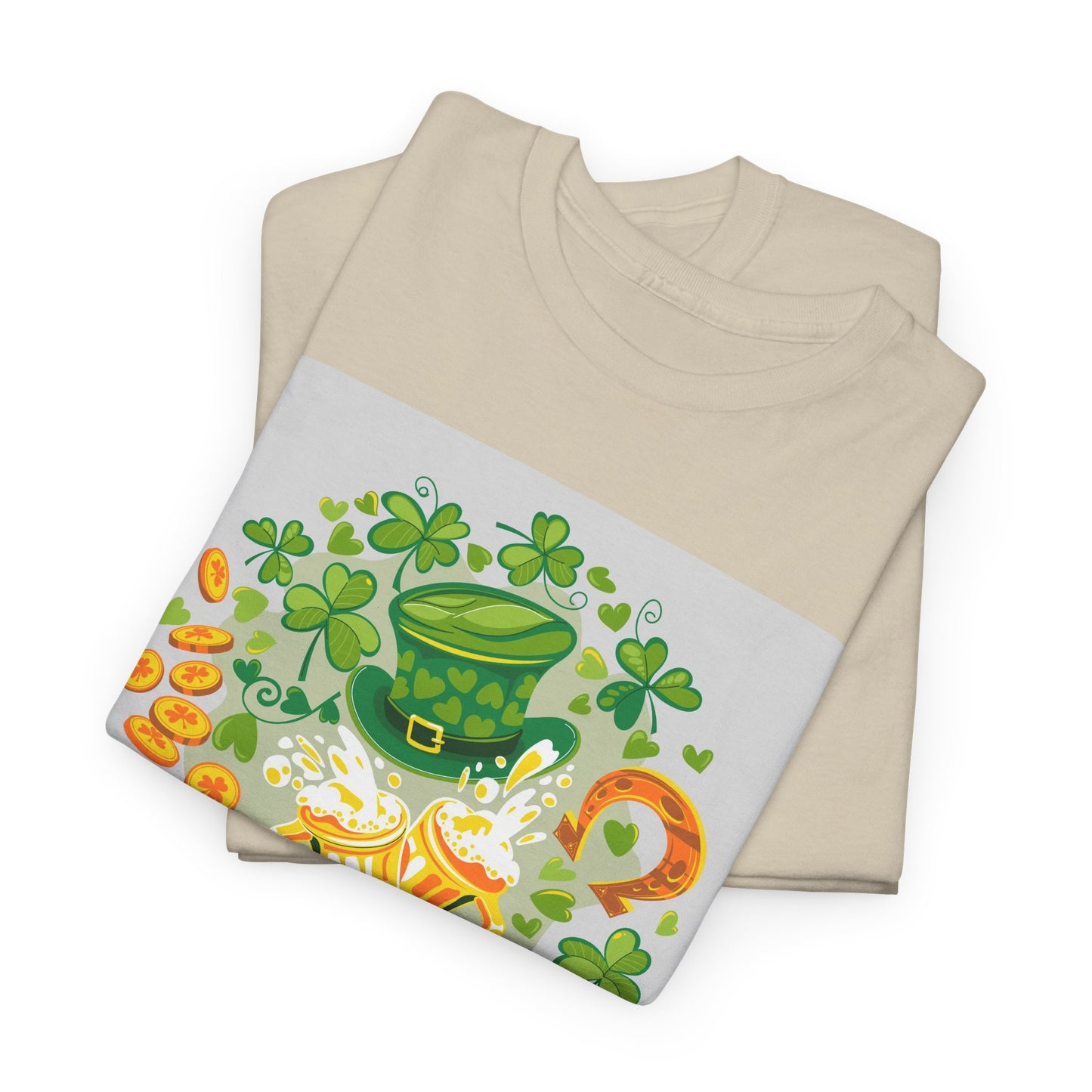 Unisex St. Patrick's Day Tee — 'Happy St. Patrick's Day' Shamrock & Leprechaun Hat Graphic (Limited Edition)