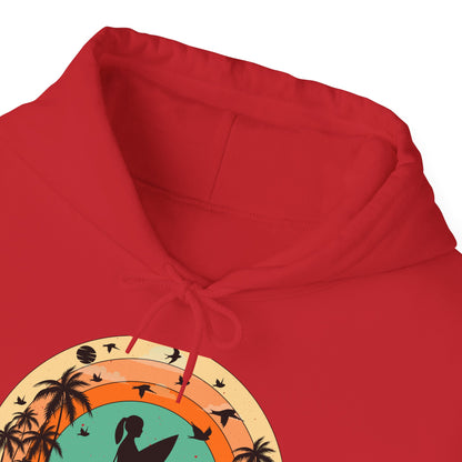 Vintage Retro Surfer Women's Hoodie