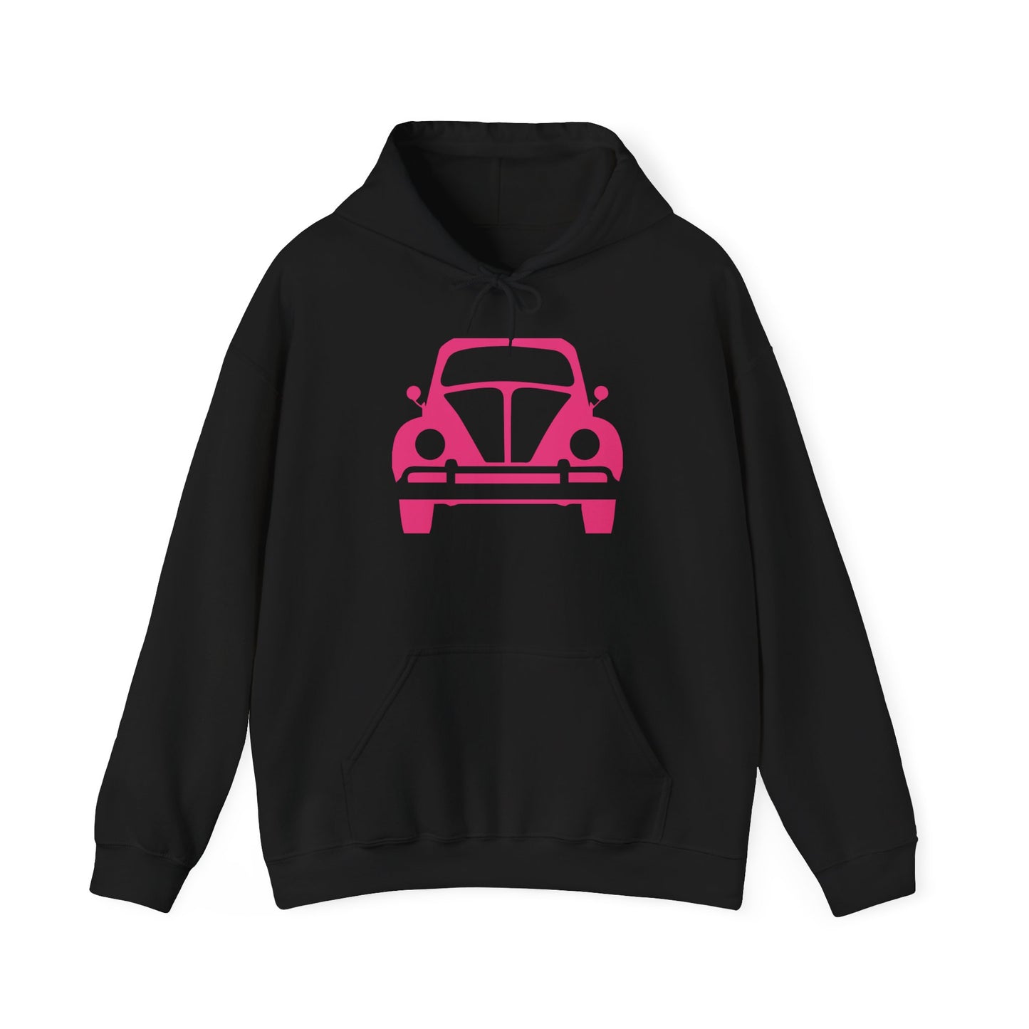 Pink Beetle Car Hoodie - Women's Hoodie