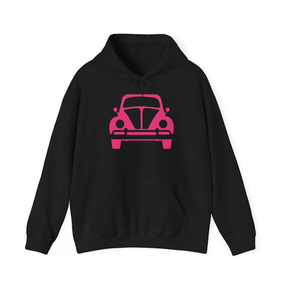 Pink Beetle Car Hoodie - Women's Hoodie