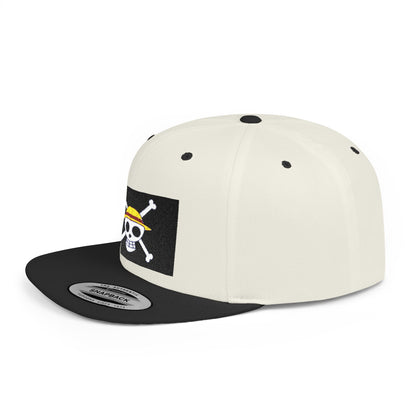Stylish One Piece Strawhat Jolly Roger - Snapback Cap