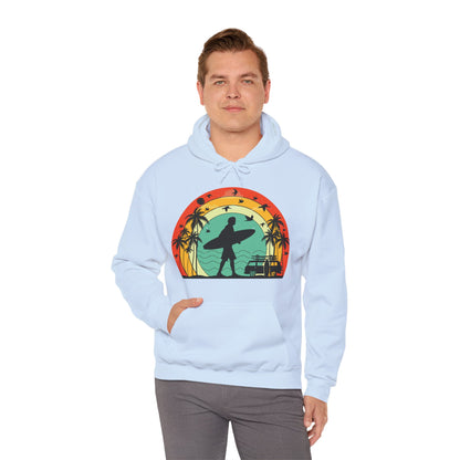 Retro Vintage Surfer Men's Hoodie