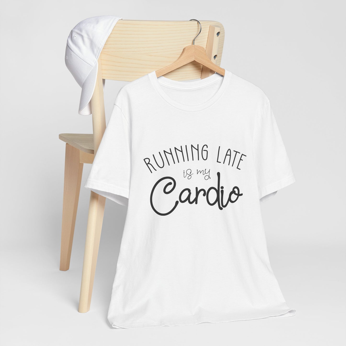 Men's T-Shirt - Running Late is my Cardio Tee