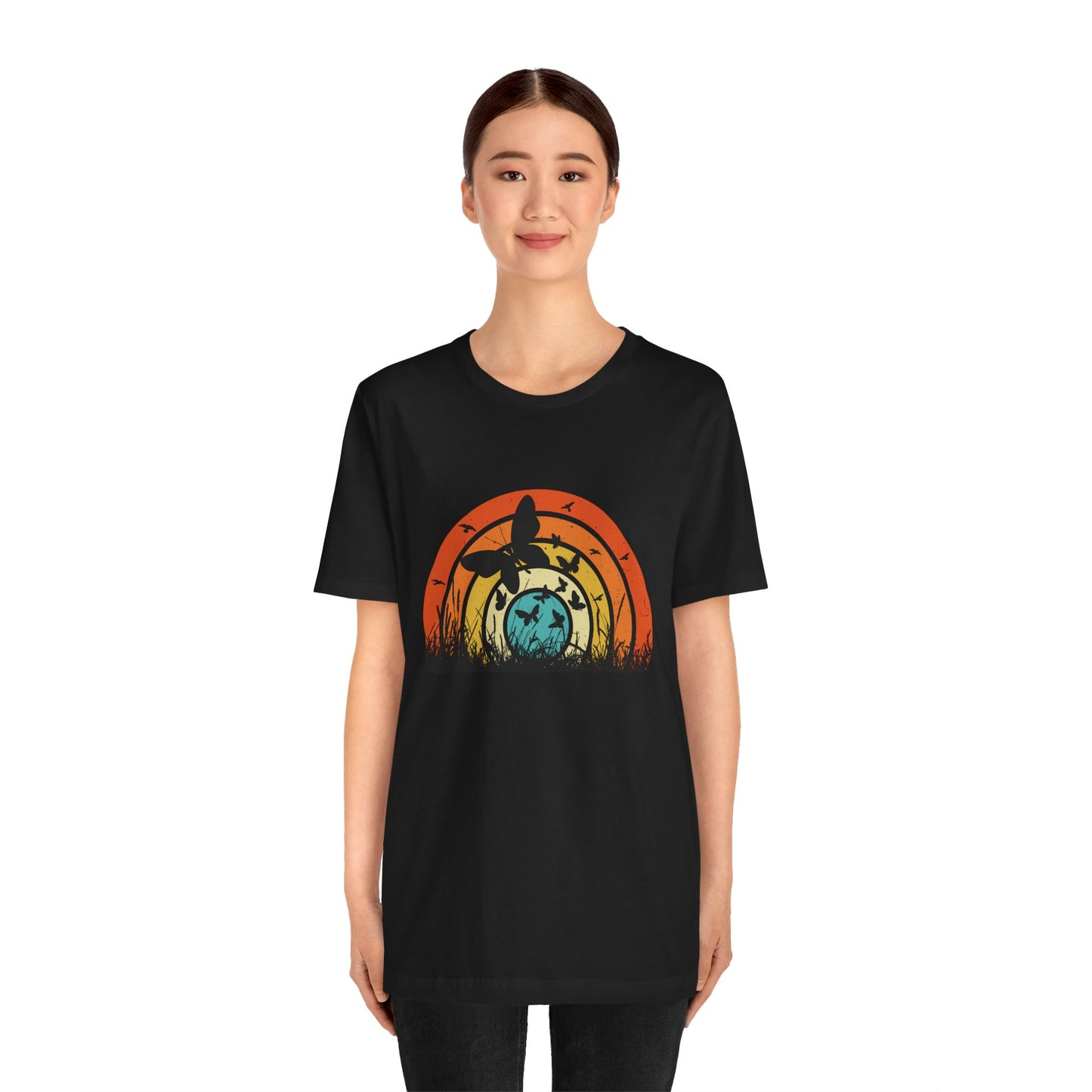 Vintage Retro Butterfly Women's T-shirt