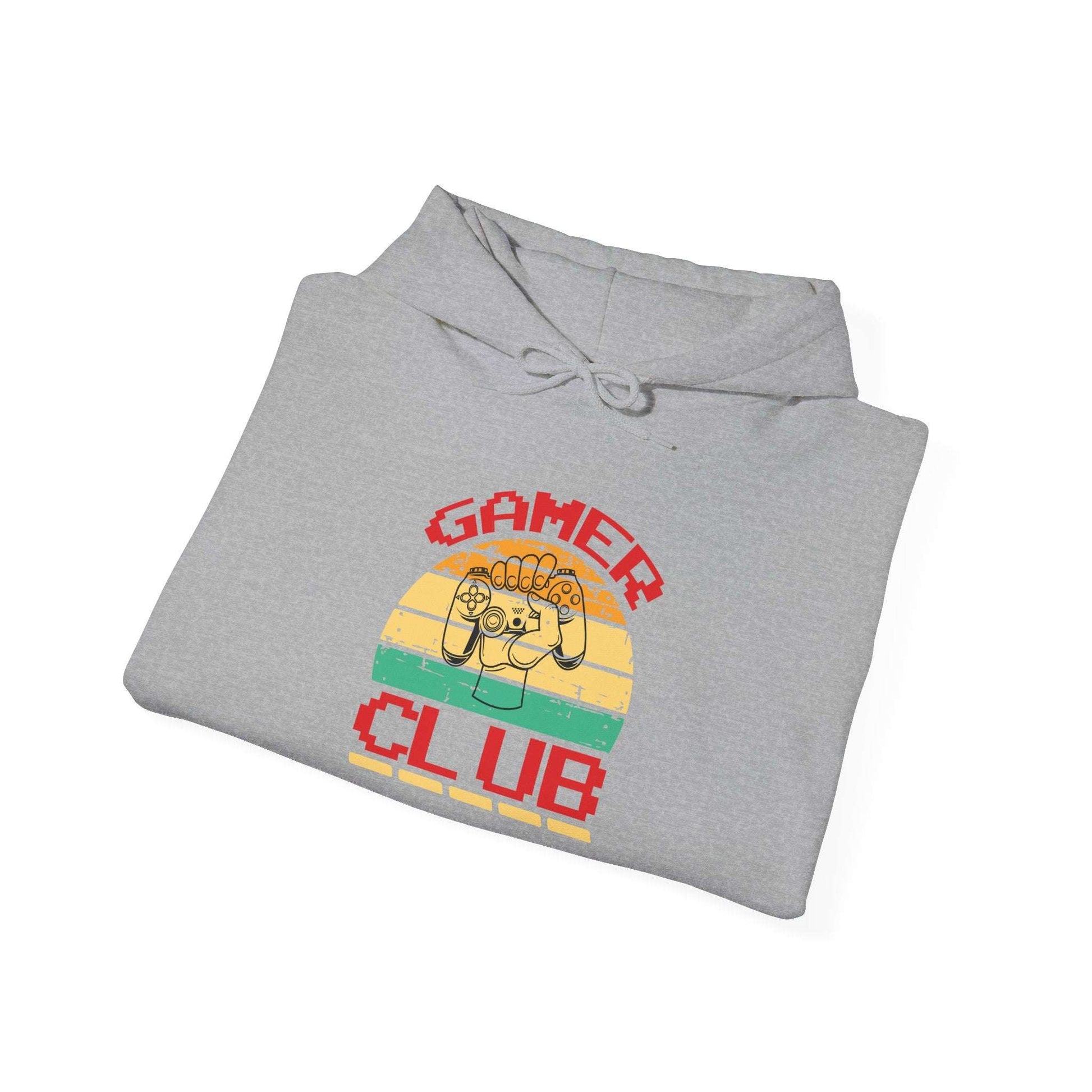 Gamer Club with Controller Design Men's Hoodie