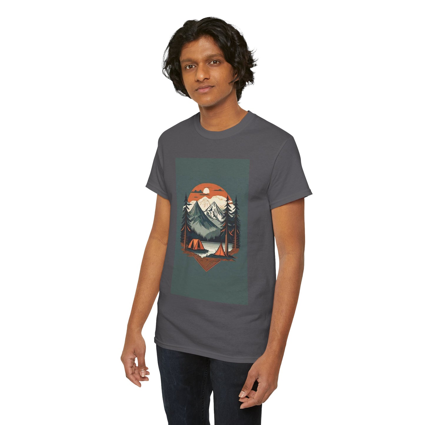 Moonlight Mountain Adventure Tee - Perfect Gift for Hikers