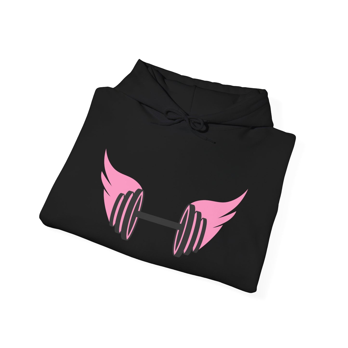 Women's Hoodie - Strong Barbell With Wings