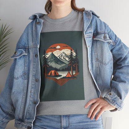 Moonlight Mountain Adventure Tee - Perfect Gift for Hikers
