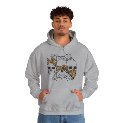 Three Skull Head - Men's Hoodie