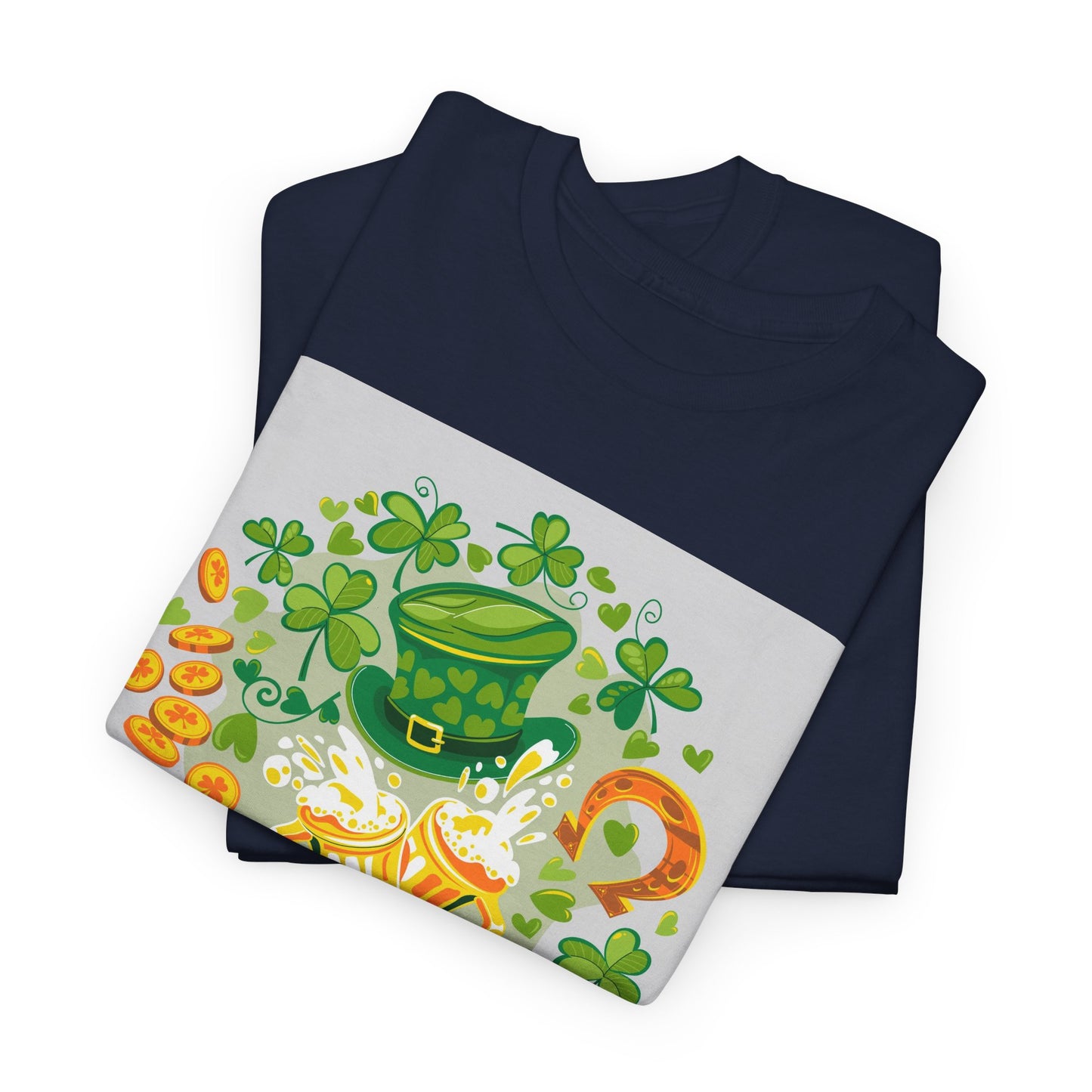 Unisex St. Patrick's Day Tee — 'Happy St. Patrick's Day' Shamrock & Leprechaun Hat Graphic (Limited Edition)