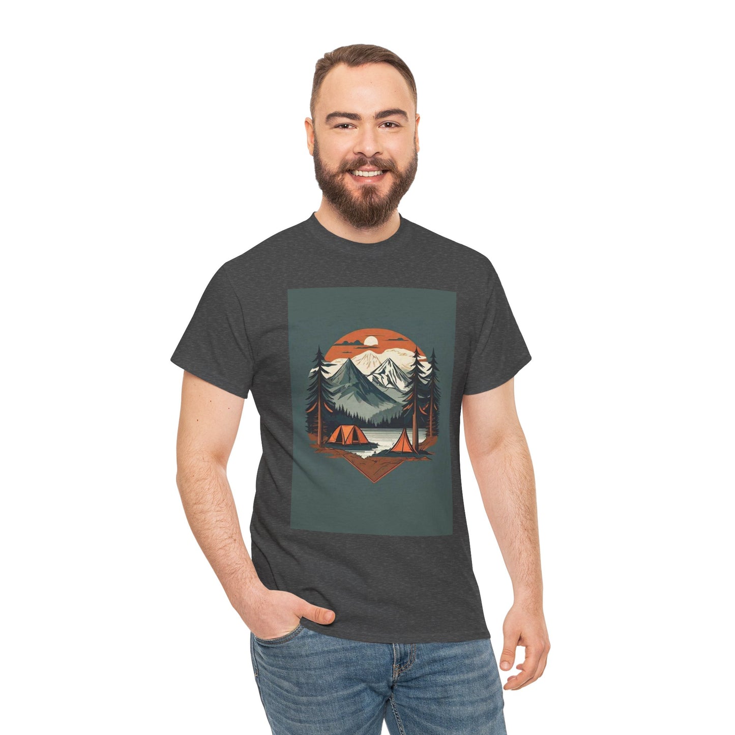 Moonlight Mountain Adventure Tee - Perfect Gift for Hikers