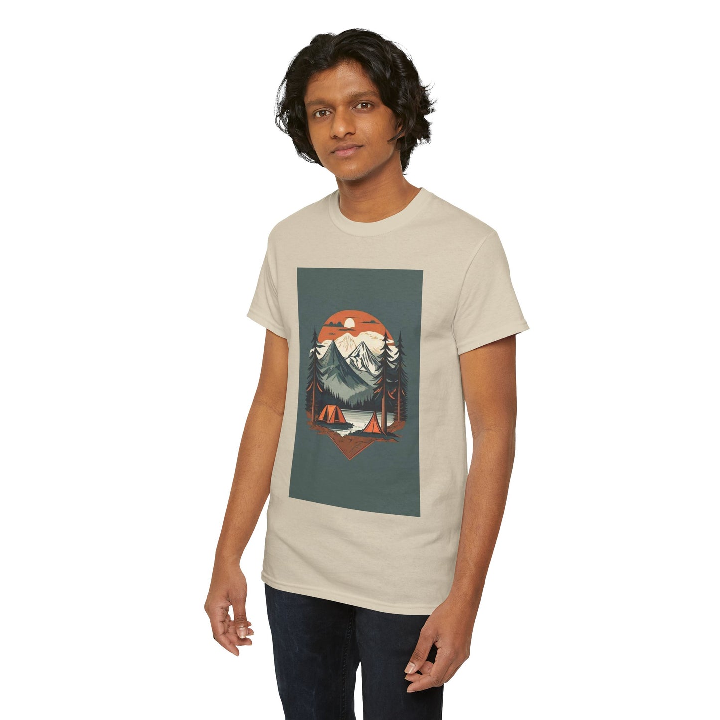 Moonlight Mountain Adventure Tee - Perfect Gift for Hikers
